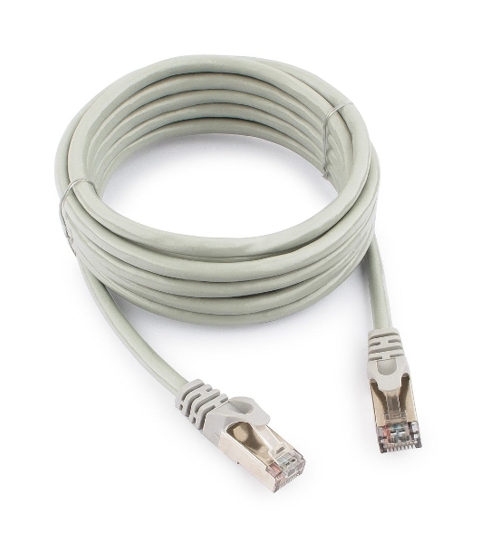 Патч-корд FTP Cablexpert cat.6, 3м, литой, многожильный, серый