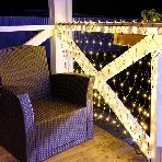 Гирлянда Neon-night 'Сеть' 1х1,5м, черный ПВХ, 160 LED теплый белый, фото4