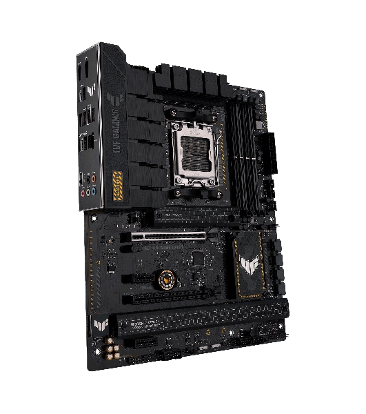Материнская плата ASUS TUF GAMING B650-PLUS, AM5, AMD B650, 4xDDR5, 4xSATA, 3xM.2, 1xPCI-E 4.0 x16, 1xPCI-E 4.0 x4, 2xPCI-E x1, 1xHDMI, 1xDP, 1x 2.5Gb LAN, 2xUSB-A 3.2 Gen 2, 1xUSB-A 3.2 Gen 2x2, 1xUSB-C 3.2 Gen 2, 5x3.5 мм, 7.1, ATX
