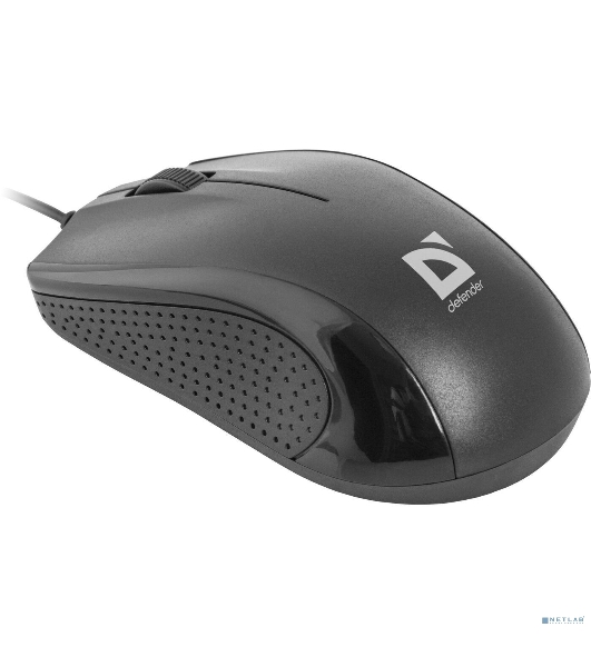 Мышь проводная Defender Optimum MB-160 черный, 1000 dpi, USB, кнопки - 3