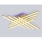 Потолочный светодиодный светильник Ambrella light FL6263 GD золото 115W 3000K-6400K+RGB 810*810*130 (ПДУ ИК), фото7