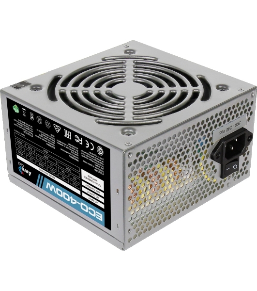 Блок питания Aerocool/Formula ECO-400W, 400Вт, 120мм, серый