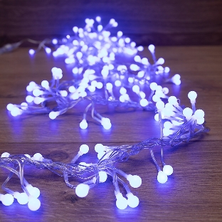 Гирлянда Neon-night 'Мишура LED' 6 м прозрачный ПВХ, 576 диодов, цвет синий