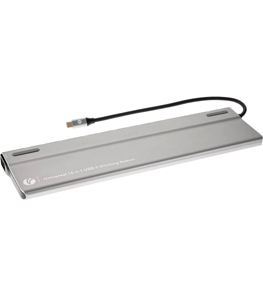 Адаптер VCOM TypeC -->3*USB3.0+2*USB2.0+VGA+RJ45+SD+TF+AUD+HDMI+DP+2*USB3.1 Data+PD