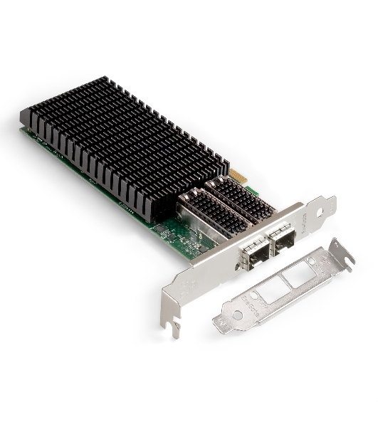 Сетевой адаптер ExeGate EXE-MCX4-2SFP28 (PCI-E x8 v.3, порты 2x SFP28, Dual 25/10/1Gb/s, RDMA NIC Chipset Mellanox ConnectX-4)