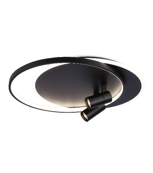 Светильник Ambrella light FL51393/1+2 BK черный 3000K-6400K 65W 560*480*120 (ПДУ РАДИО 2.4G)