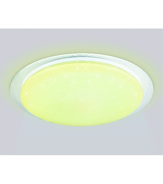 Светодиодный светильник RGB Ambrella light FZ770 WH белый IP20 42W 3000-6500K+RGB 450*55 (ПДУ ИК)