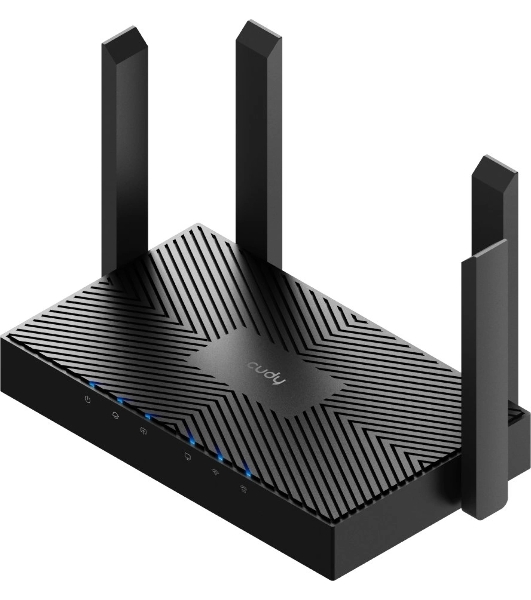 Роутер Cudy WR3000 AX3000 10/100BASE-TX/Wi-Fi черный