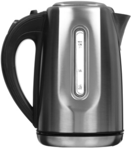 Электрочайник BRAYER BR1014 серебристый, 1.7 л, 2200 Вт, скрытый нагревательный элемент