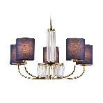 Люстра Ambrella light LH71271/5 BS/DB латунь/темно синий E14/5 max 40W D650*840, фото8