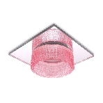 Светильник Ambrella light TN356 CH/PI хром/розовый GU5.3+3W (LED COLD) 95*95*45, фото5