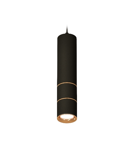Светильник Ambrella Light XP7402080 SBK/PYG черный песок/золото желтое полированное MR16 GU5.3