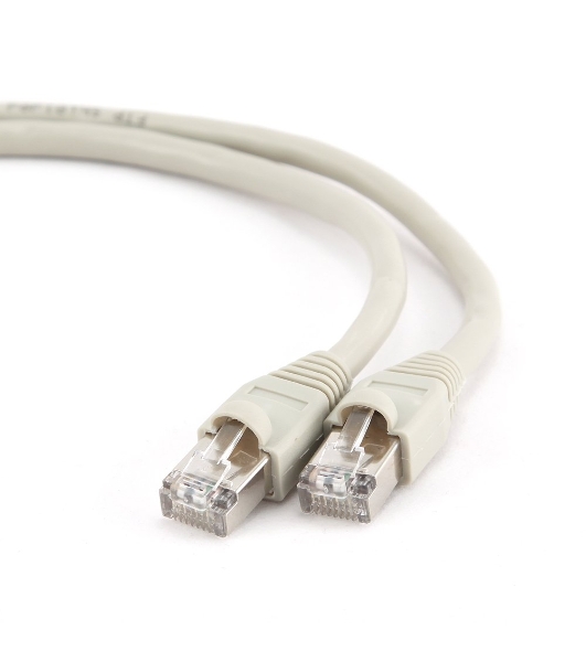 Патч-корд FTP Cablexpert cat.6, 5м, литой, многожильный, серый