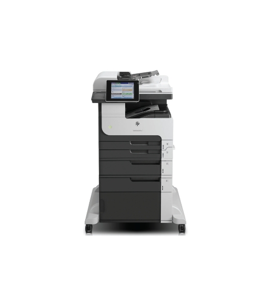 МФУ лазерное HP LaserJet Enterprise MFP M725f, лазерный принтер/сканер/копир/факс A3, 40ppm, 1200dpi, 1024Mb, 320Gb HDD, 5 trays 100+250+250+500+500, Cabinet, ADF100, Duplex, USB/LAN/FIH, Color LCD20i, 1y warr, repl. Q7830A M5035x, Q7831A M5035xs)