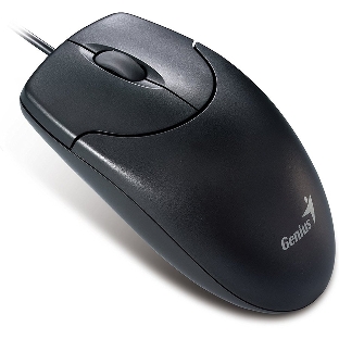 Мышь проводная Genius NetScroll 120 V2 черный, 1000 dpi, USB, кнопки - 3
