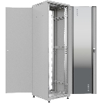 Шкаф серверный NTSS Премиум (NTSS-R42U6060GS) напольный 42U 600x600 мм пер. дв. стекл. металл 900 кг серый IP20 сталь, фото 1