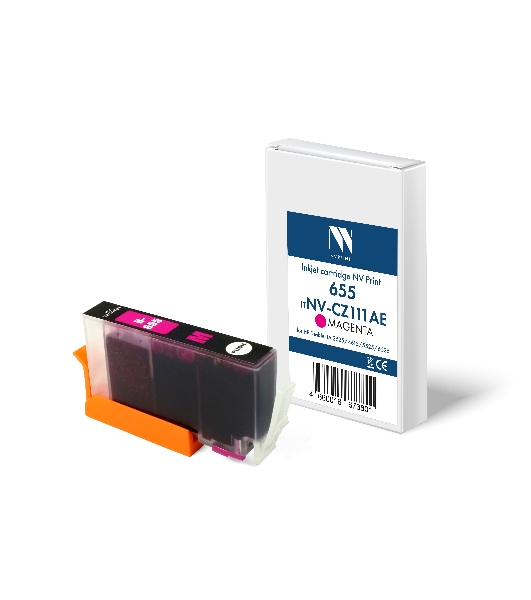 Картридж струйный NVPrint 655 (NV-CZ111AE) Magenta для HP DeskJet IA 3525/4615/5525/6525 (15 мл) совместимый