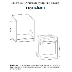 Духовой шкаф электрический NORDEN NRD 6000 BL RUSTIC черный, фото3