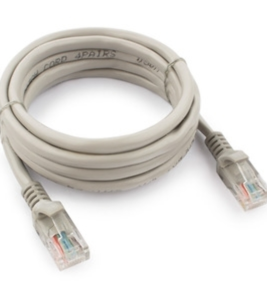 Патч-корд UTP Cablexpert PP6U-2M cat.6, 2м, литой, многожильный, серый