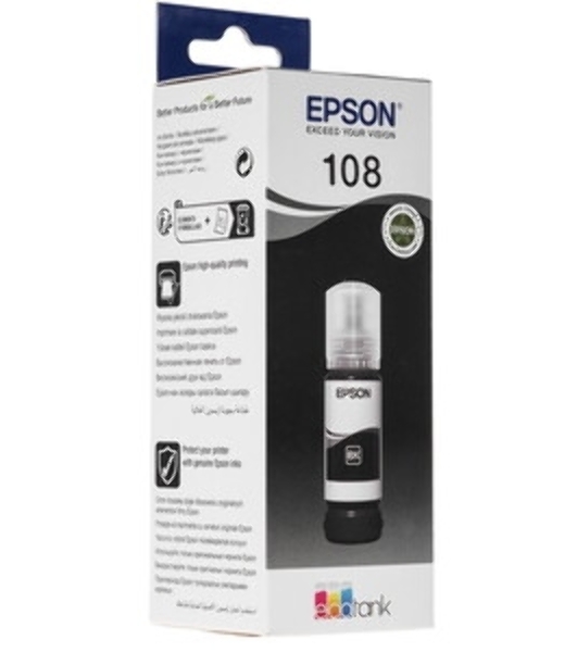 Контейнер с черными чернилами Epson C13T09C14A