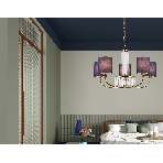 Люстра Ambrella light LH71271/5 BS/DB латунь/темно синий E14/5 max 40W D650*840, фото7
