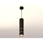 Светильник Ambrella Light XP7402080 SBK/PYG черный песок/золото желтое полированное MR16 GU5.3, фото3
