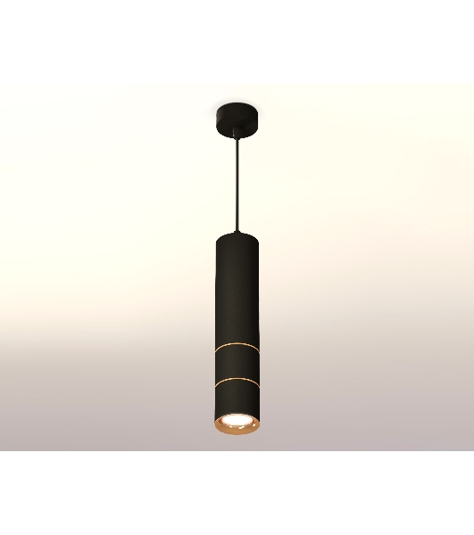 Светильник Ambrella Light XP7402080 SBK/PYG черный песок/золото желтое полированное MR16 GU5.3