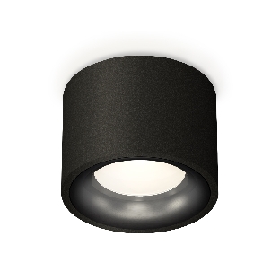 Светильник Ambrella Light XS7511021 SBK/PBK черный песок/черный полированный MR16 GU5.3 (C7511, N7011)