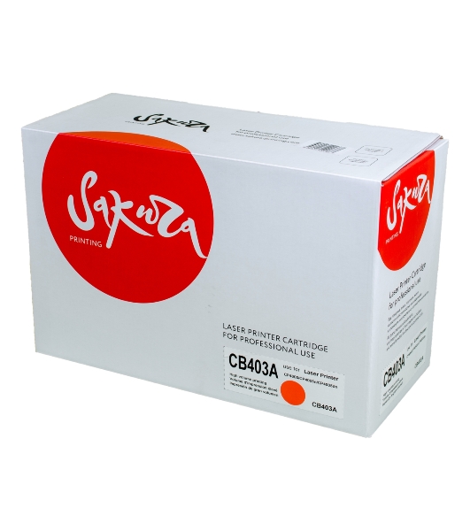 Картридж лазерный Sakura CB403A для HPColor LaserJet CP4005/CP4005n/CP4005dn, пурпурный, 7500 к.