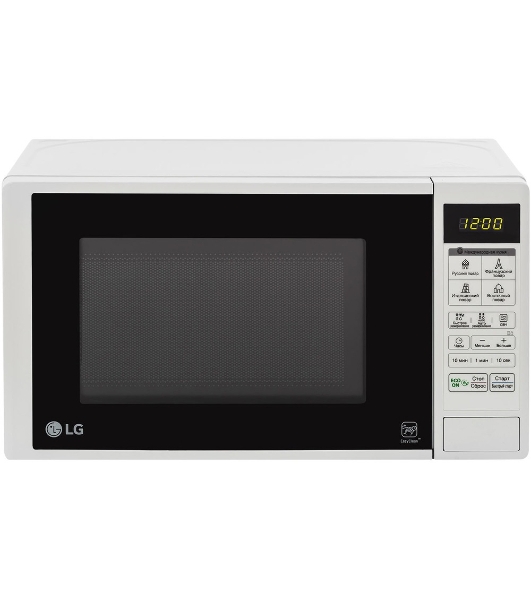 Микроволновая печь LG MS20R42D белый, 20 л, 700 Вт, переключатели - сенсор