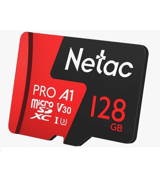Флеш карта MicroSD card Netac P500 Extreme Pro 128Gb, retail version w/o SD adapter