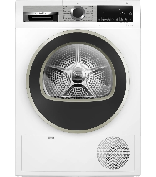 Сушильная машина Bosch WQG1420AME белый, 9 кг, сушка - конденсационная, программ - 15, 59.8 x 84.2 x 64.8 см
