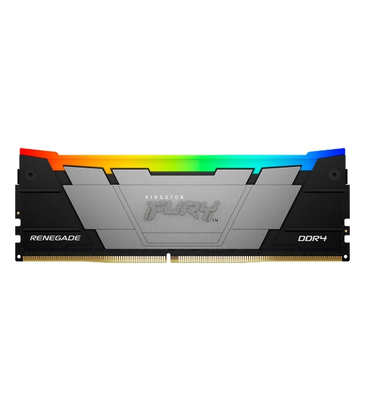 Оперативная память Kingston Fury Renegade, DDR4, 8GB (1x8GB), 3600MHz, CL16, DIMM, с радиатором, RGB, серебристый/черный