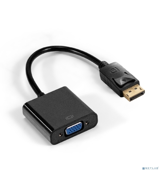Кабель-переходник DisplayPort-VGA ExeGate EX-DPM-VGAF-0.2 (20M/15F, 0,2м)