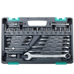 Набор инструментов Stels 14105, 1/2'' 1/4'' CrV пластиковый кейс  82 предм., фото5