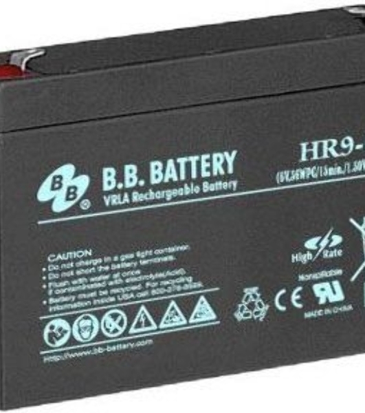 Батарея для ИБП B.B.Battery HR 9-6 6В 9А·ч