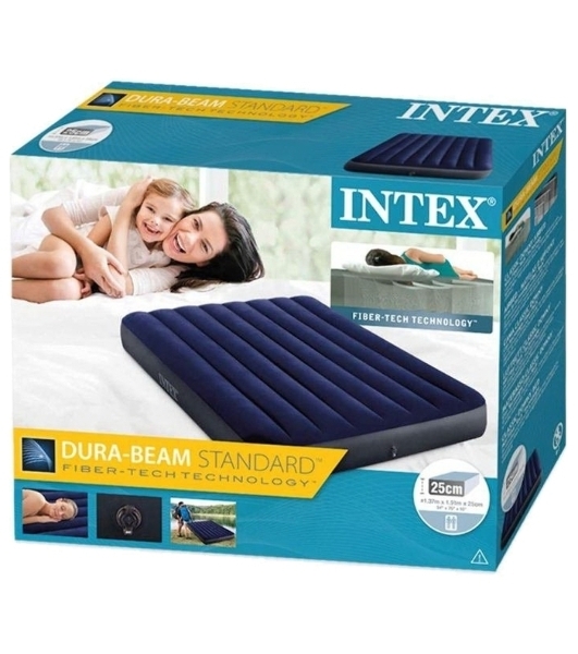 Кровать надувная Full Classic Downy Bed 137х191х25см F (64758) INTEX 6941057412450