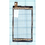 Сенсорное стекло (тачскрин) для Digma Plane 7535E WJ1339-FPC V1.0 черное, фото2