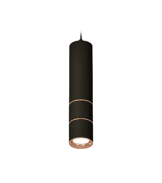 Светильник Ambrella Light XP7402085 SBK/PPG черный песок/золото розовое полированное MR16 GU5.3