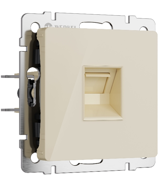 Розетка Ethernet RJ-45 (айвори акрил)