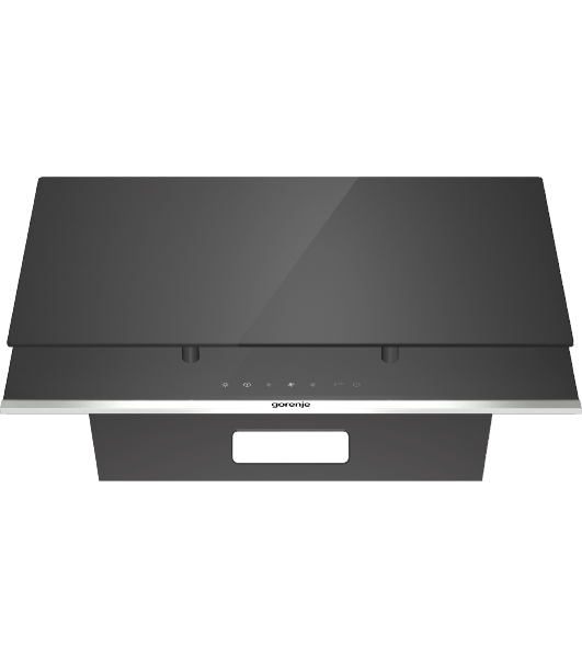 Вытяжка наклонная Gorenje WHI649X21P черный/серебристый, 60 см, 740 куб. м/ч, 67 дБ