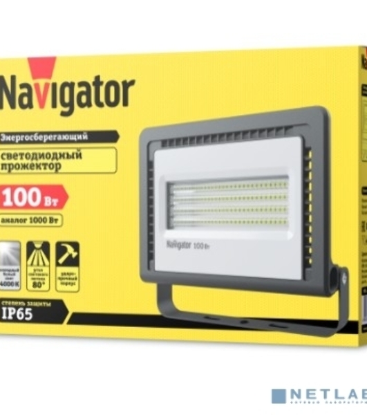 Прожектор светодиодный Navigator NFL-01-100-4K-LED
