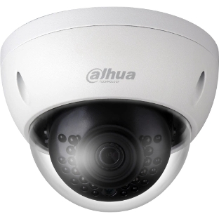 Уличная купольная IP-видеокамера Dahua 2Мп; 1/2.8” CMOS; объектив 2.8мм; механический ИК-фильтр; чувствительность 0.01лк@F2.0; сжатие: H.265+, H.265, H.264+, H.264, MJPEG; 2 потока до 2Мп@25к/с; ИК-по