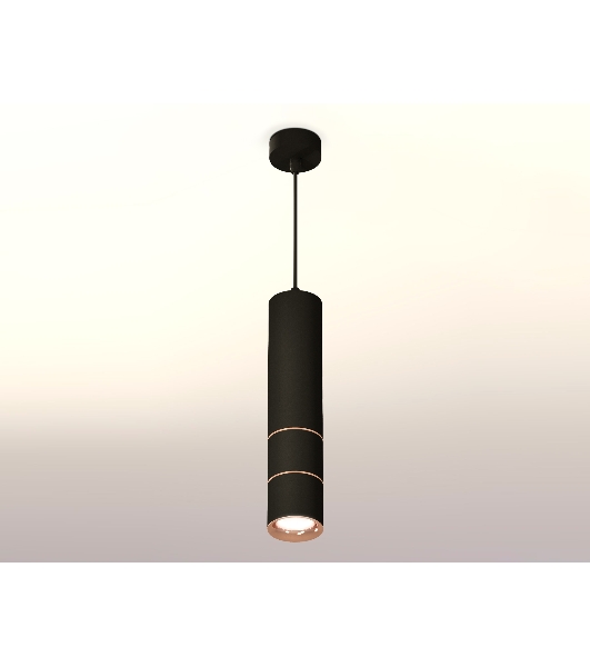 Светильник Ambrella Light XP7402085 SBK/PPG черный песок/золото розовое полированное MR16 GU5.3