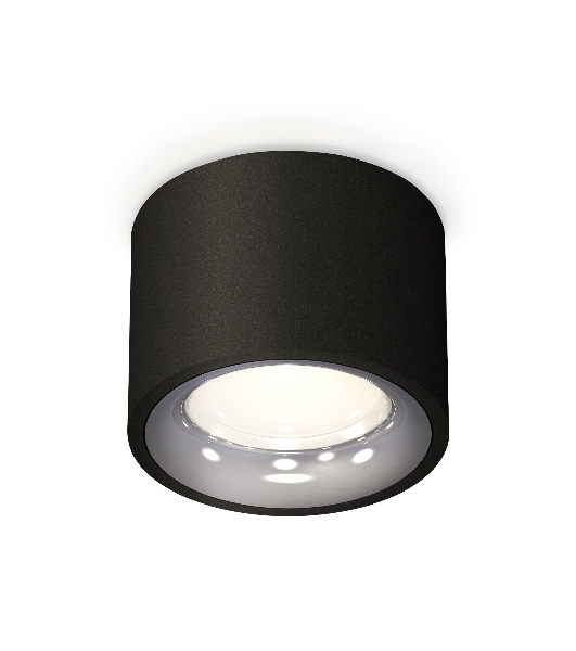 Светильник Ambrella Light XS7511022 SBK/PSL черный песок/серебро полированное MR16 GU5.3 (C7511, N7012)