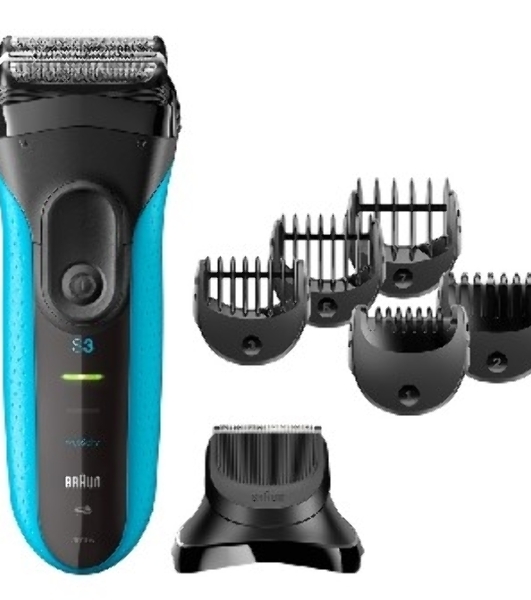 Электробритва сетчатая Braun 3010BT синий/черный