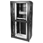 Шкаф серверныйЦМО! ПРОФ напольный 42U (800x1200) дверь перфорированная 2 шт., черный, в сборе (ШТК-СП-42.8.12-44АА-9005), фото12