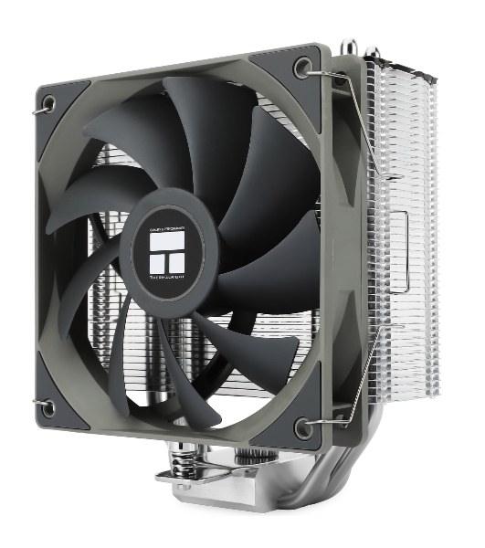 Кулер для процессора Thermalright Assassin Spirit 120 V2 серебристый/черный/серый (4-pin PWM, 154мм, Al/Cu, 4x6мм, 1x120мм, 66.17CFM, 25.6dBA, 1500RPM, S: 1851/1700/1200/115X, AM5/AM4)