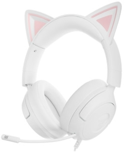 Гарнитура Razer Kraken Kitty V3 X белый, проводная, 3.5 мм