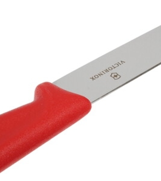Нож кухонный Victorinox Swiss Classic (6.7638.C1) для чистки овощей и фруктов лезв. 80 мм серрейт. заточка желтый